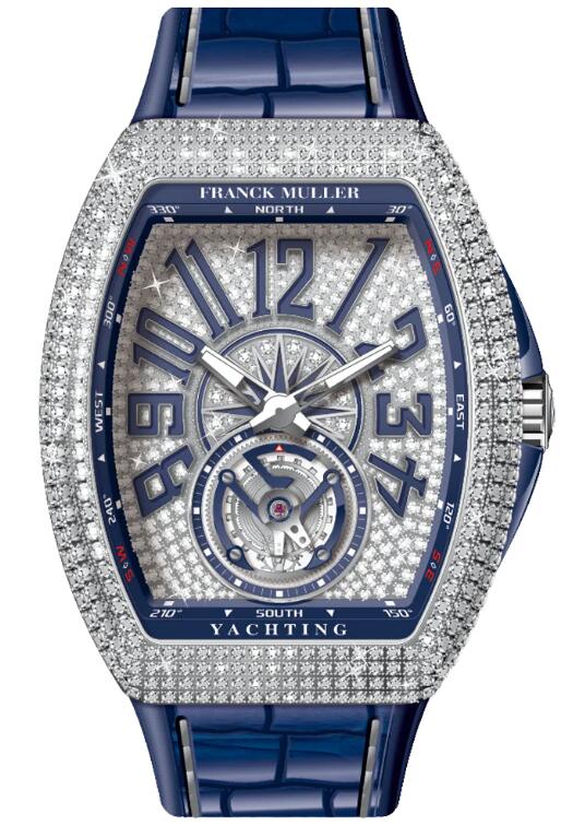 Best FRANCK MULLER Vanguard Yachting V 45 T YACHT D CD (BL) (AC) (DIAM.BL AC) Replica Watch